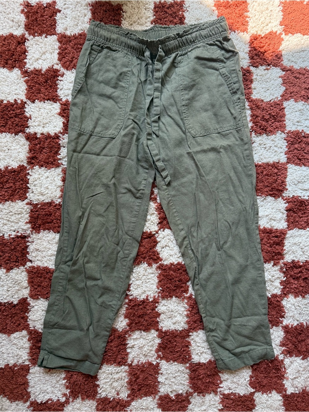 Drawstring Cargo Utility Pants
